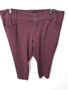 Torrid Ankle Skinny - Plum All Nighter Ponte - Size 18R